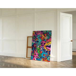 Pop Art Affiche - Chromatische Explosie