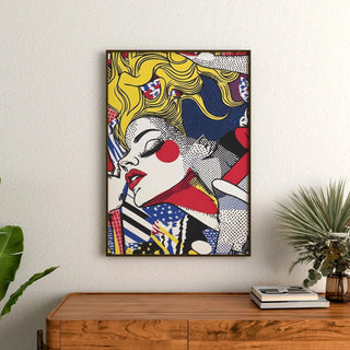 Pop Art-poster, getiteld - Schoonheid in Beweging