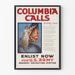 Vintage patriotische muurdecoratie poster voor het wervingsprogramma van het Amerikaanse leger Columbia Calls