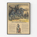 Vintage poster soldaten die de geschiedenis schrijven 1918