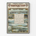 Vintage Poster van Compagnie Générale de Navigation Lac Léman 1887