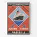 Vintage poster of the General Transatlantic Company - Algeria and Tunisia via Marseille