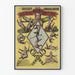 Vintage concertposter Brothers Avone Clowns grotesques