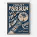 Poster Concert Parijse De reizigers naar de maan - Vintage wanddecoratie