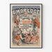 Vintage poster van Concert-Wandeling van de Klok op de Champs-Élysées