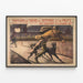 Vintage Poster for the 1907 Defense and Police Dogs Competition — framed artwork on a wall