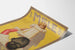 Vintage poster met babykleding voor doop