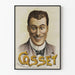 Vintage portretposter met expressieve uitstraling Cosset