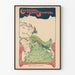 Vintage poster Courhôtel Fonte Salvatore 1901 artistieke muurdecoratie