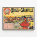 Poster Granville Racecourse Donville Hippodroom — ingelijst kunstwerk aan de muur