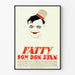 Vintage poster Fatty som Don Juan