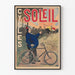 Vintage bicycle advertisement poster Cycles Soleil