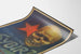 Retro Sybir wall poster - Skull and red star