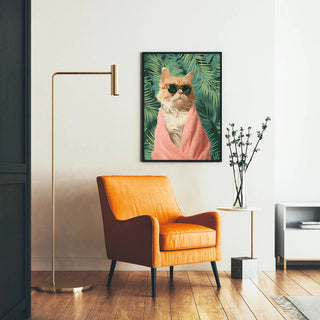 Tableau Chat Tropical