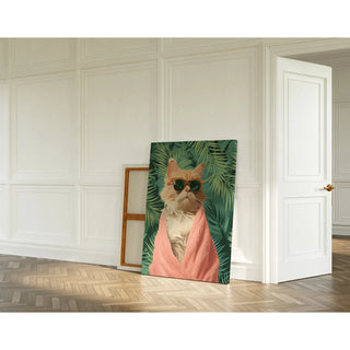 Tableau Chat Tropical