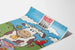 Vintage poster Dairy Pride ijsje lachende koe