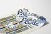 Vintage poster Dars'a Padlock op de Golden Gate