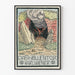 Artistic poster Das Hollentor with expressionist aesthetics