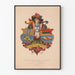 Vintage poster of the Coat of Arms of Lithographers and Printers on Stone