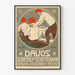 Vintage poster Davos Schatzalp toboggan run winter