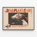 Vintage Poster Dead Man's Court by Maurice H. Hervey — framed artwork on a wall