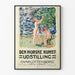 Vintage Poster van de Noorse Kunsttentoonstelling in Charlottenborg