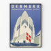 Decorative Poster of Grundtvig Church in Copenhagen