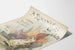 Vintage poster A Runaway Girl Waltz voor muzikale wanddecoratie