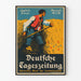 Vintage Duitse Poster Landbouwtijdschrift