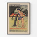 Vintage Vietnamese muurposter kunst - strijd tegen de communistische invasie