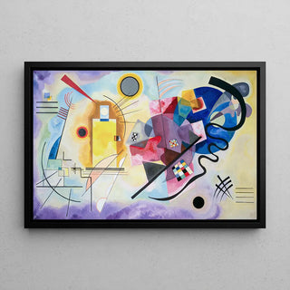 Geel Rood Blauw - Wassily Kandinsky | Kunstdruk Schilderij Muurdecoratie poster kopie