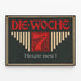 Vintage poster Die Woche - Grafische Art déco stijl — ingelijst kunstwerk aan de muur