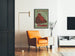 Vintage poster overgewicht dinitra met rode Boeddha