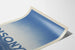 Vintage poster Disonyl in blauw verloop