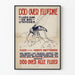 Vintage muggenwerende poster in Noors