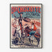 Decorative poster Don Quixote de la Mancha illustrée par G. Doré