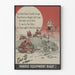 Vintage militair poster « Wees geen sukkel - Ga correct met uitrusting om »