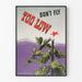 Vintage Safety Poster 'Don't Fly Too Low'