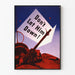 Vintage militaire poster « Laat hem niet in de steek »