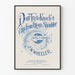 Vintage typografische poster "Don't Try to Knock a Chip from Riley's Shoulder"