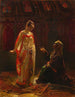 De waarzegster - Édouard Frédéric Wilhelm Richter — weergave van het kunstwerk