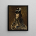 Berthe Morisot - Édouard Manet — ingelijst kunstwerk aan de muur