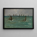 Boten in Berck-sur-Mer - Édouard Manet — ingelijst kunstwerk aan de muur