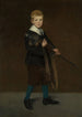 Jongen met zwaard - Édouard Manet — weergave van het kunstwerk