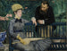 in het conservatorium - Édouard Manet — weergave van het kunstwerk