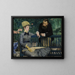 in het conservatorium - Édouard Manet — ingelijst kunstwerk aan de muur