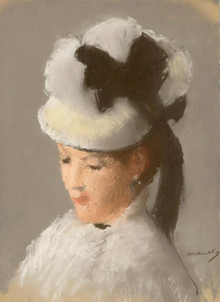 douard Manet - Jeune femme au chapeau blanc.webp