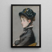 Madame Guillemet - Édouard Manet — framed artwork on a wall