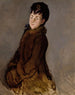 Portret van Isabelle Lemonnier met mouw - Édouard Manet — weergave van het kunstwerk