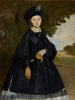 Portret van Madame Brunet - Édouard Manet — weergave van het kunstwerk